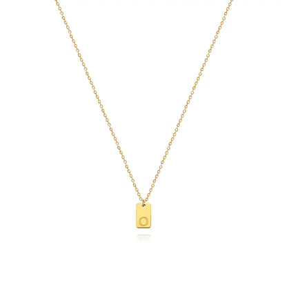 Chic personalized initial necklace