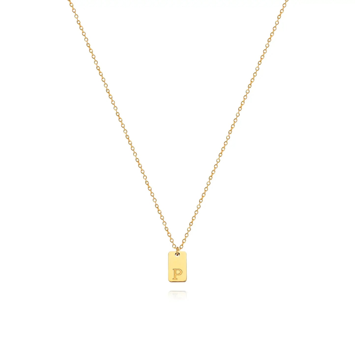 Chic personalized initial necklace