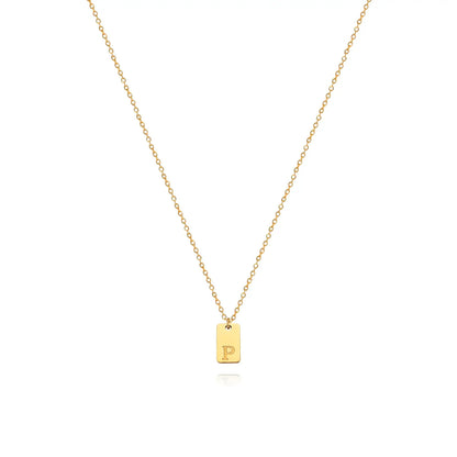 Chic personalized initial necklace