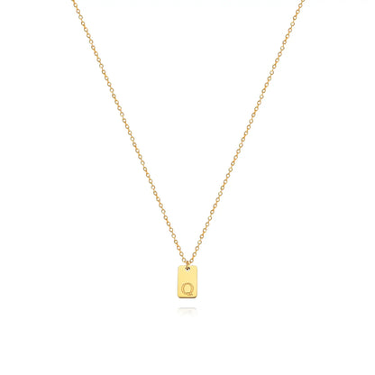 Chic personalized initial necklace