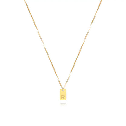 Chic personalized initial necklace