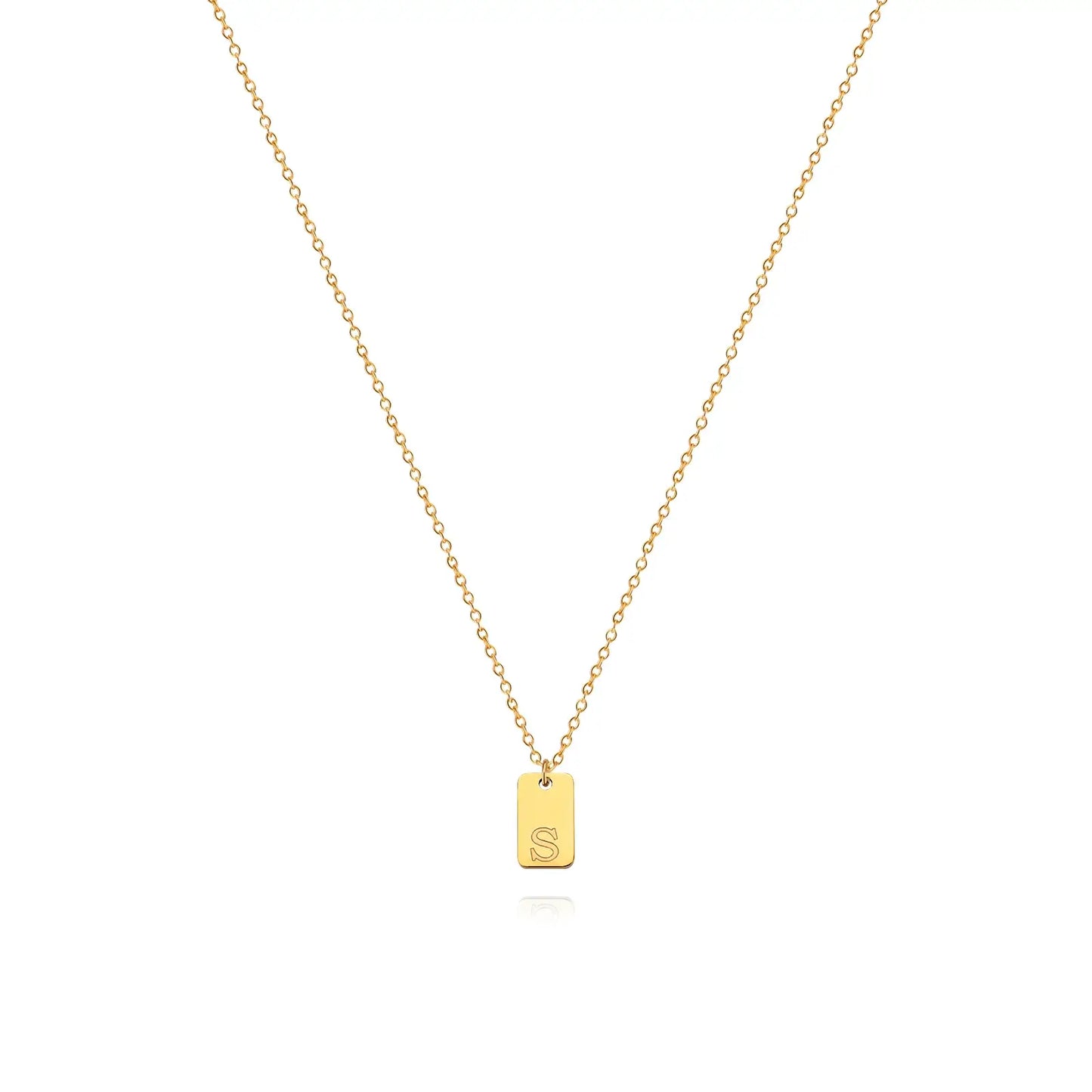 Chic personalized initial necklace