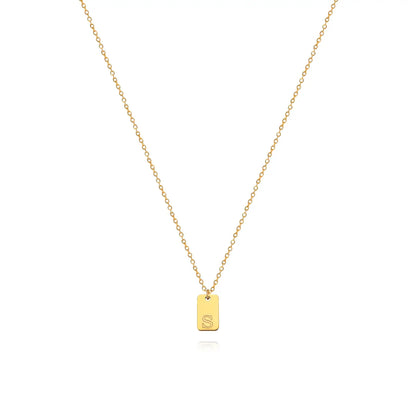 Chic personalized initial necklace