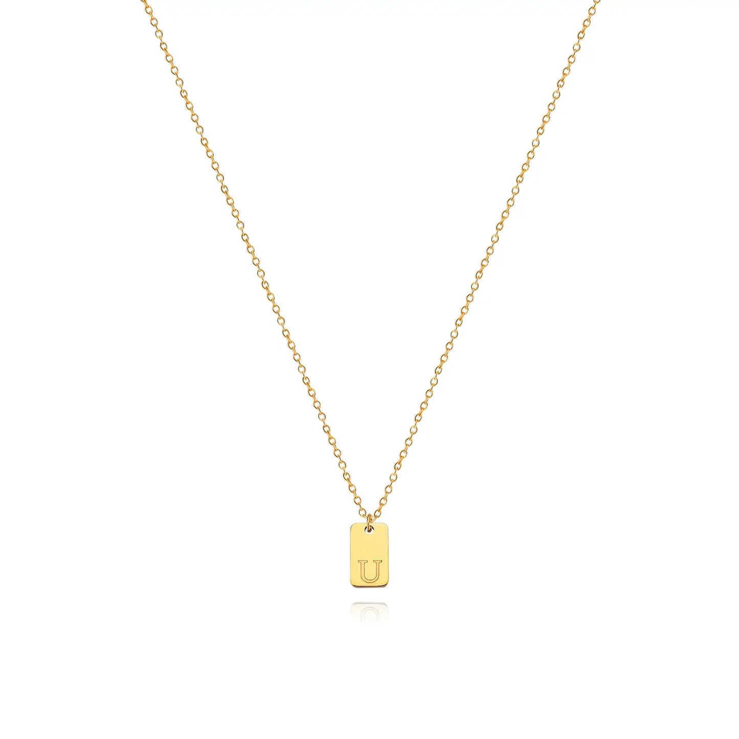 Chic personalized initial necklace