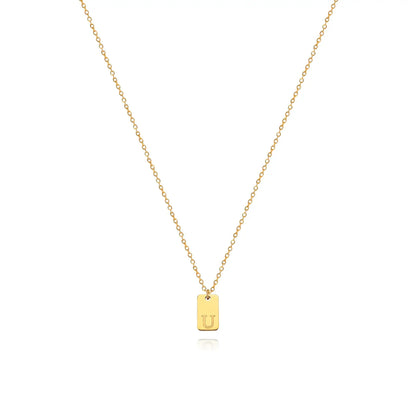 Chic personalized initial necklace