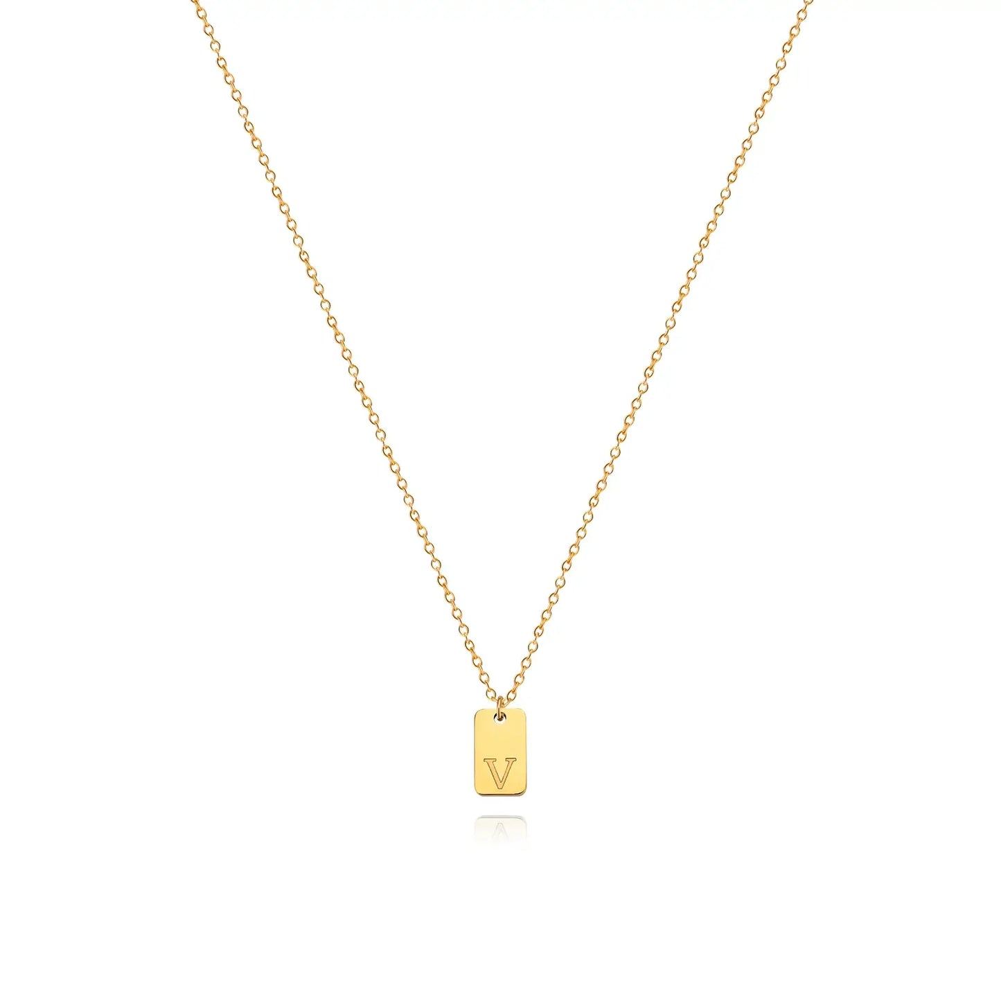 Chic personalized initial necklace