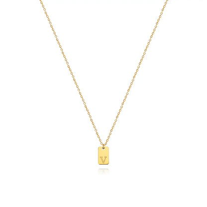 Chic personalized initial necklace