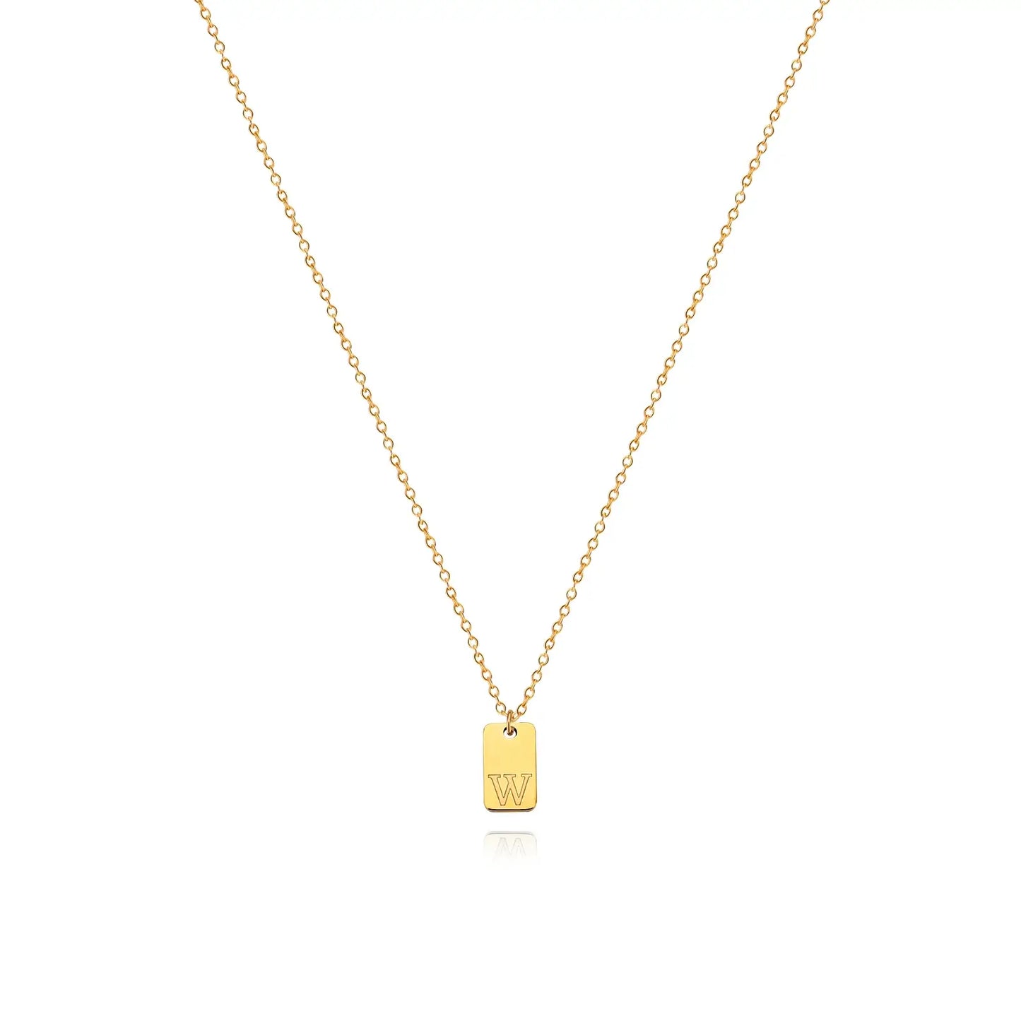 Chic personalized initial necklace