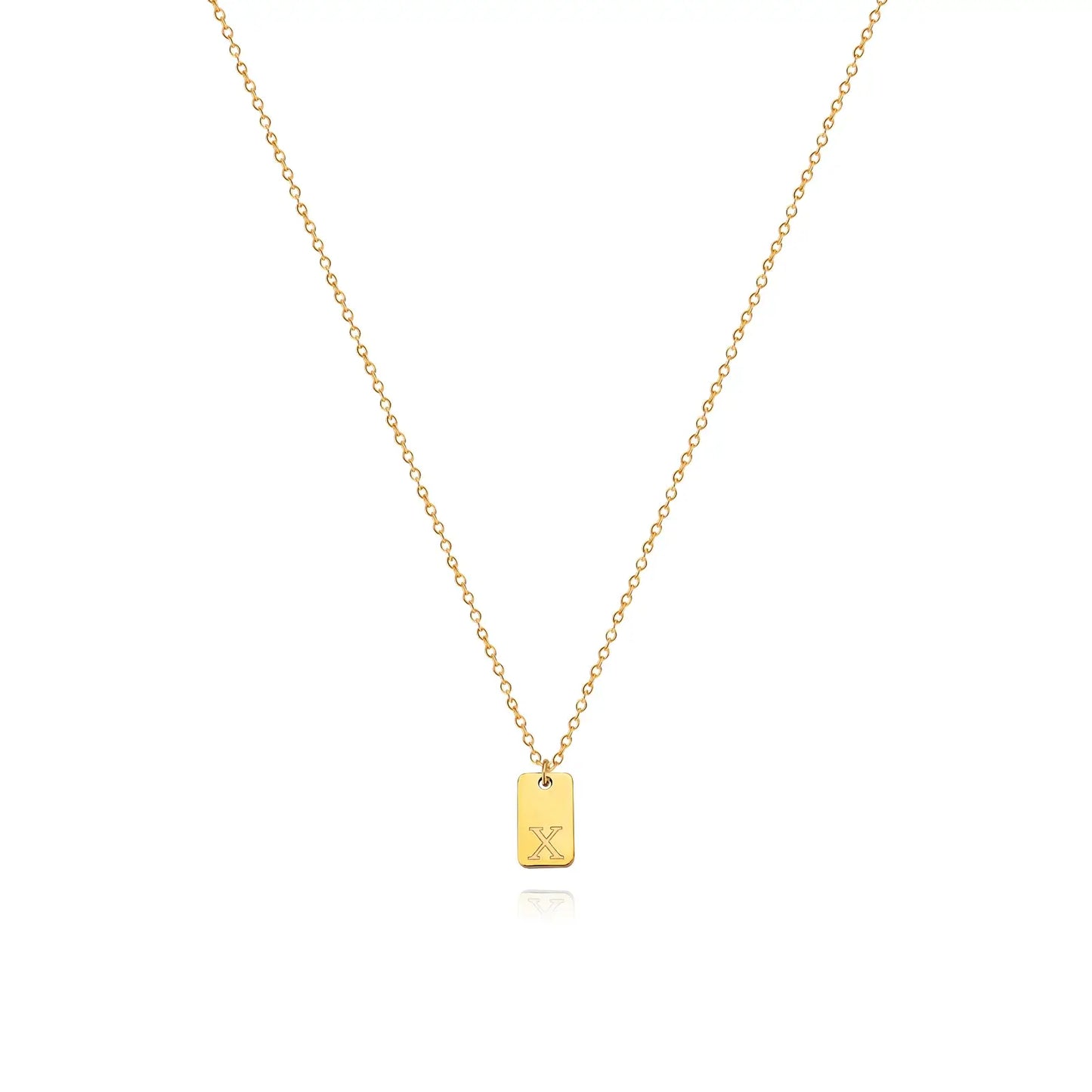 Chic personalized initial necklace