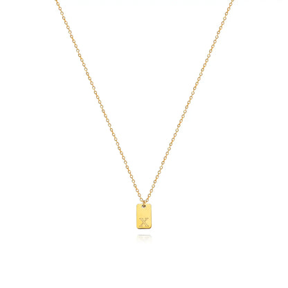 Chic personalized initial necklace