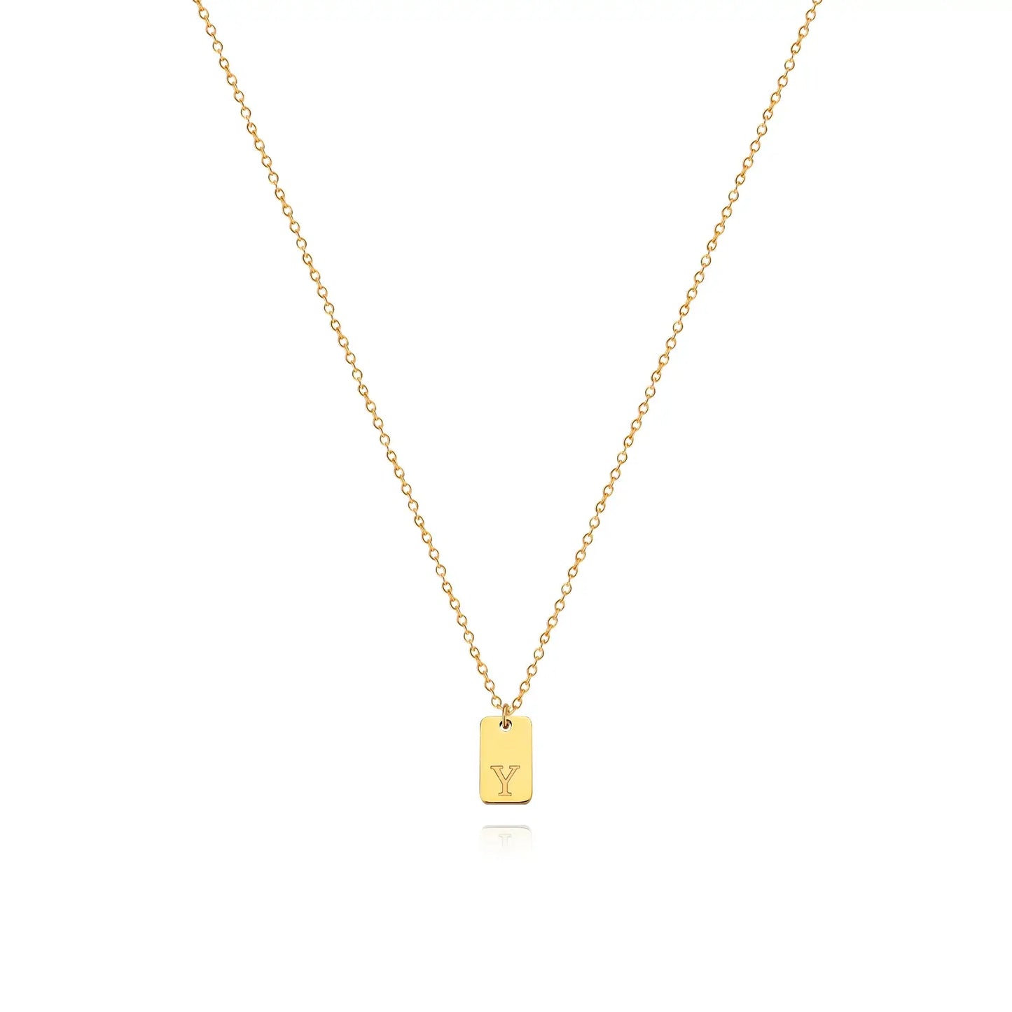 Chic personalized initial necklace