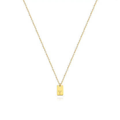 Chic personalized initial necklace