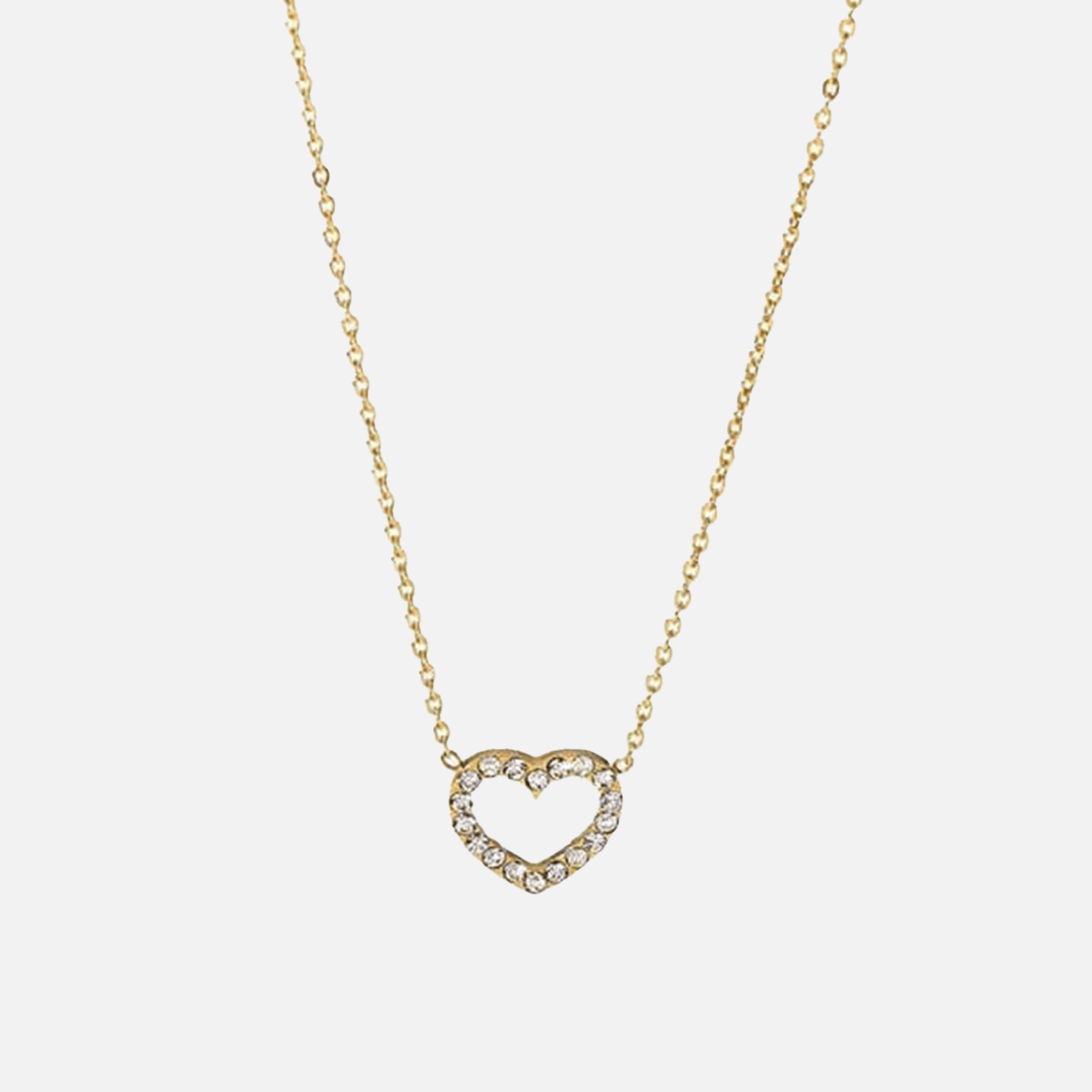 Charming Heart-Shaped Pendant Necklace