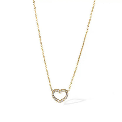 Charming Heart-Shaped Pendant Necklace