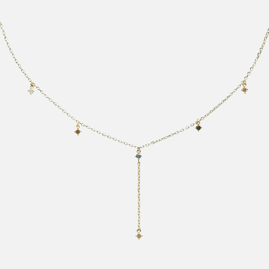 Necklace charm of elegant simplicity