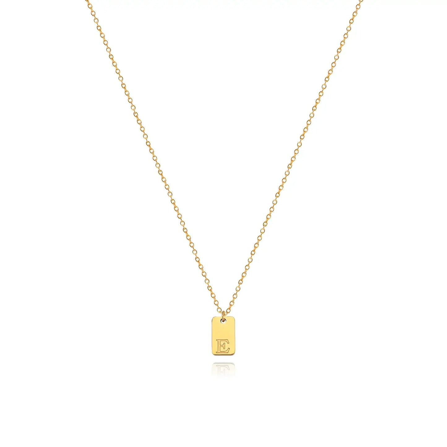 Chic personalized initial necklace