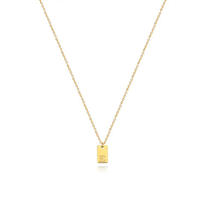 Chic personalized initial necklace