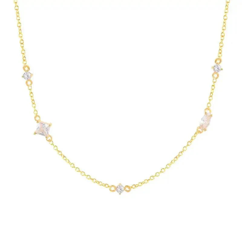 Vibrant Mixed Gemstone Necklace