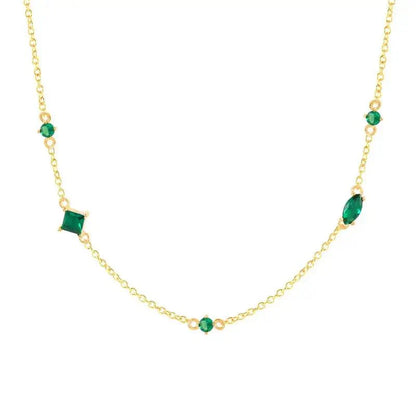 Vibrant Mixed Gemstone Necklace