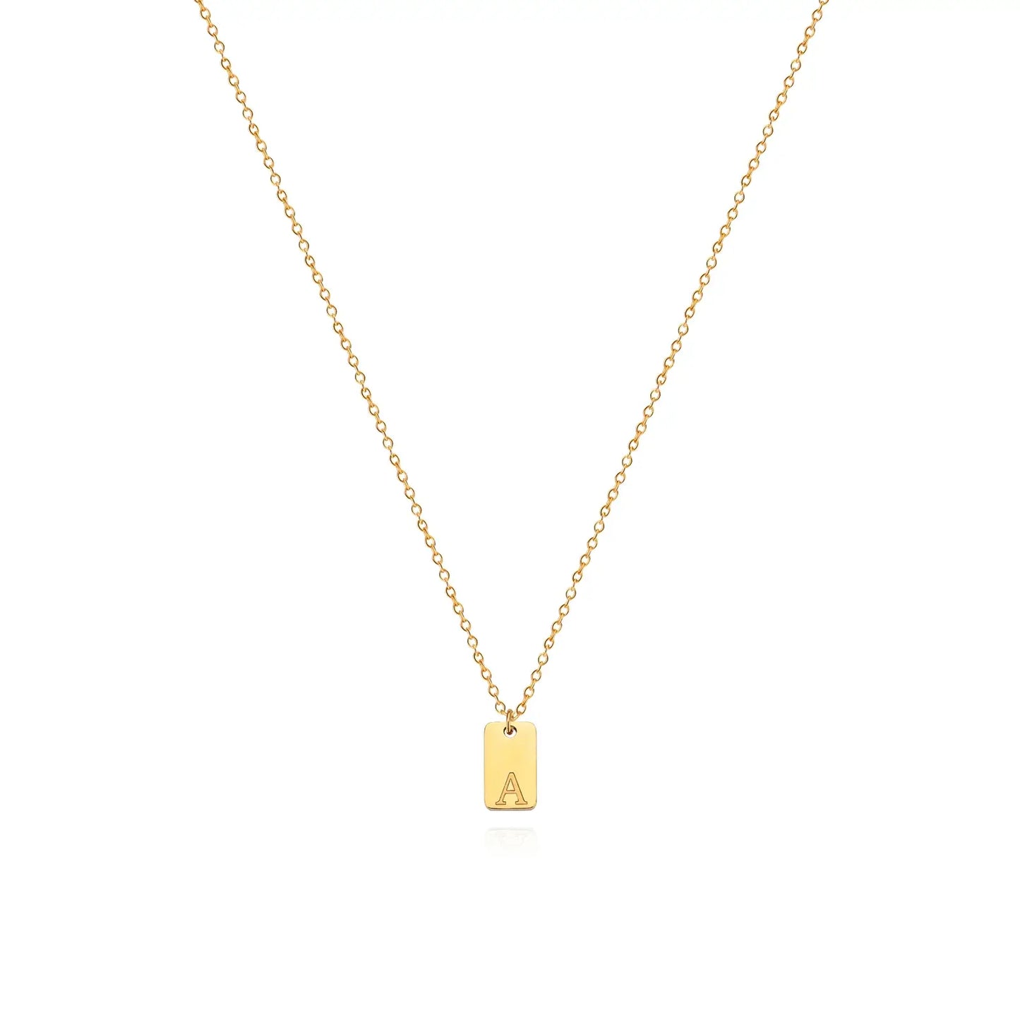 Chic personalized initial necklace