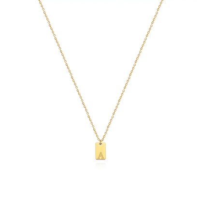 Chic personalized initial necklace