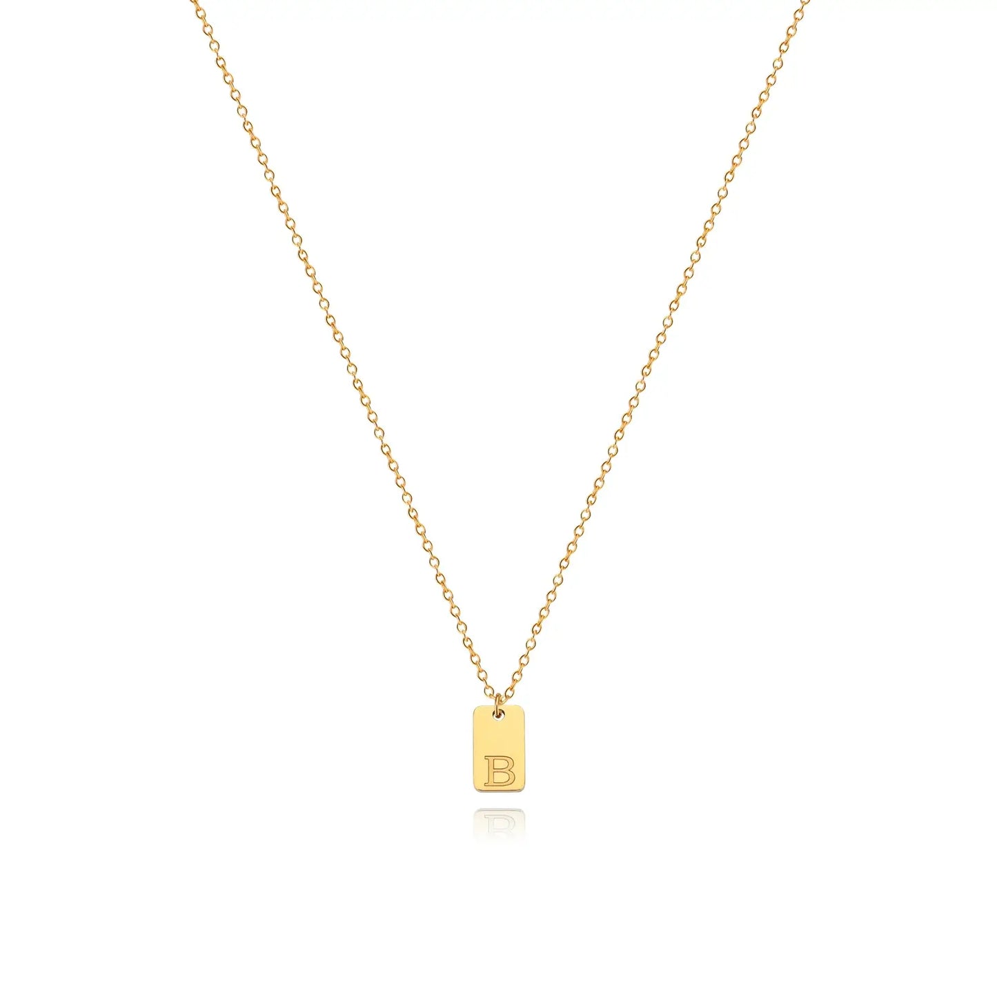 Chic personalized initial necklace