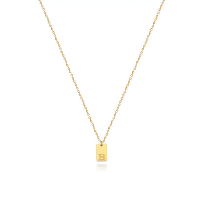 Chic personalized initial necklace