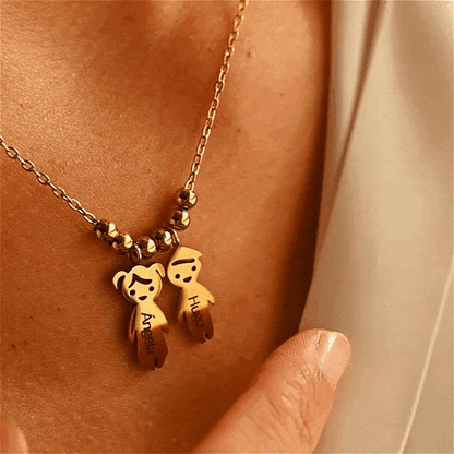 Personalized Necklace - "Family" ES