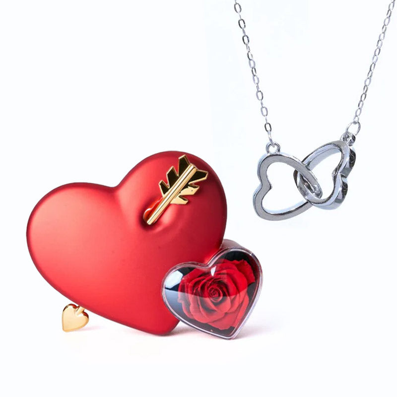 Eternal Love Box & Personalized Heart Necklace