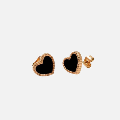 Charming heart-shaped earrings