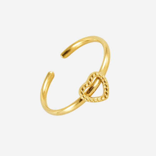 Elegant Heart-Shaped Ring