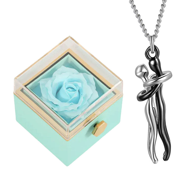 Eternal Rose Box & Eternal Love Necklace