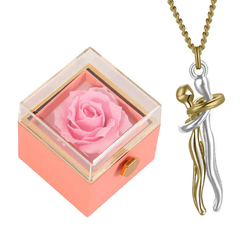 Eternal Rose Box & Eternal Love Necklace