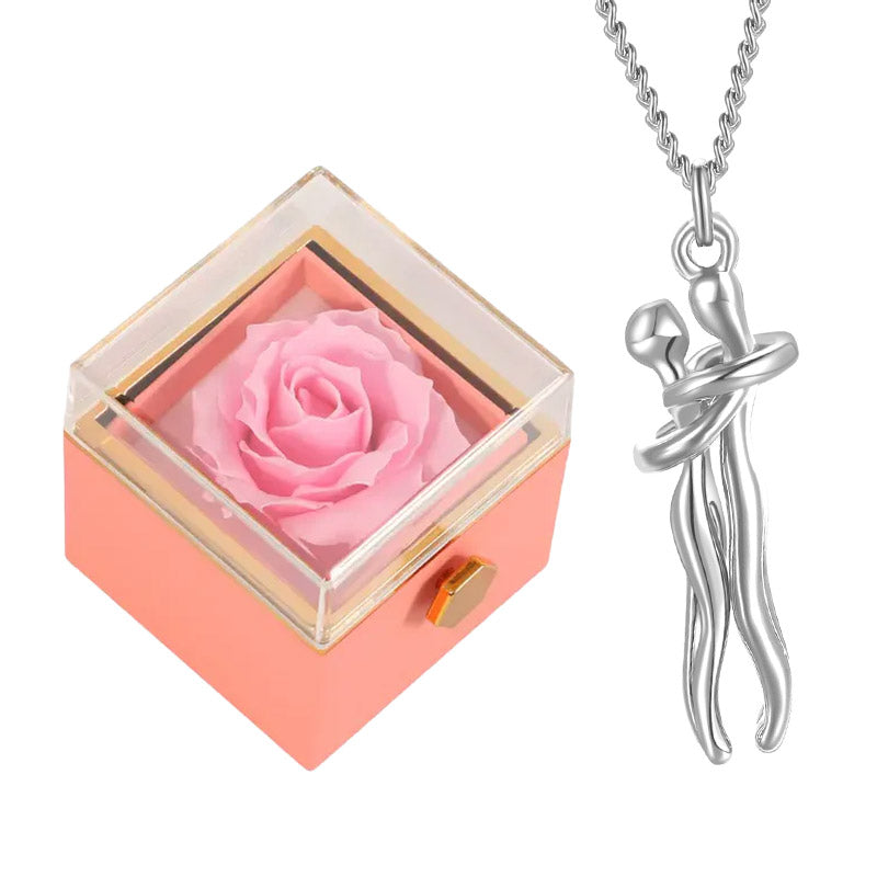 Eternal Rose Box & Eternal Love Necklace