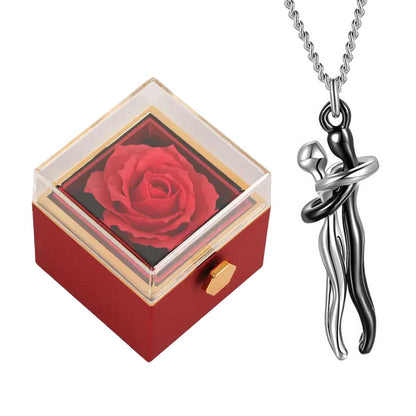 Eternal Rose Box & Eternal Love Necklace