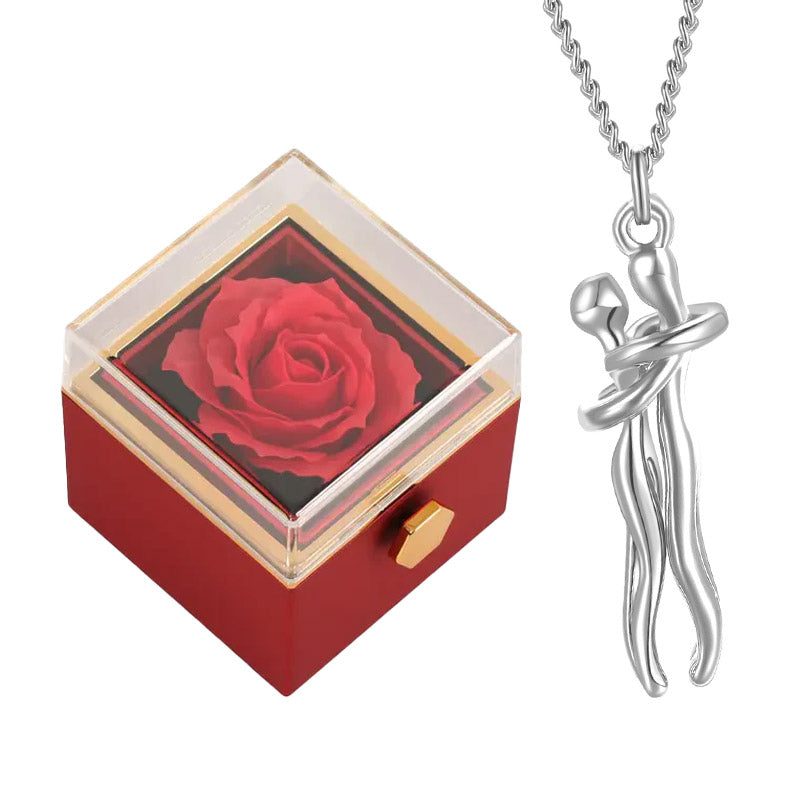 Eternal Rose Box & Eternal Love Necklace