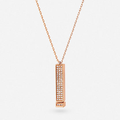 Rose Gold Necklace "I Love You" - An Eternal Jewelry