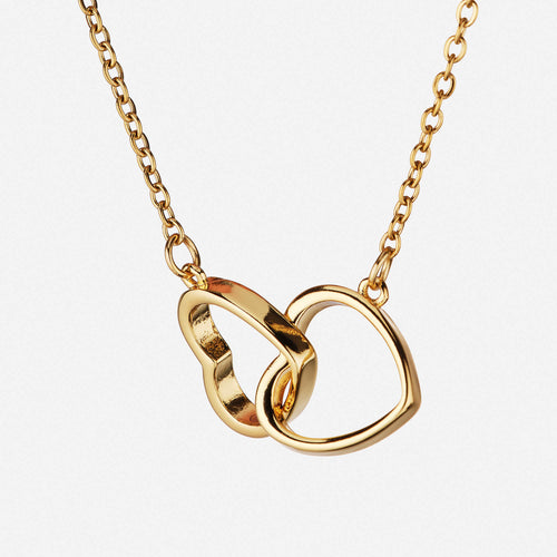 Double Heart Necklace
